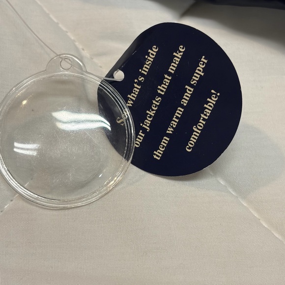 Ci Sono Women’s Original Shiny Navy Blue Puffer Jacket NWT - Picture 8 of 12